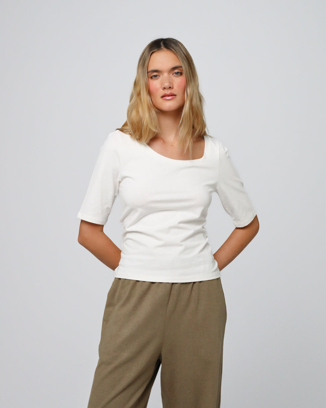 Hemp Essentials Asymmetrical Neckline Tee