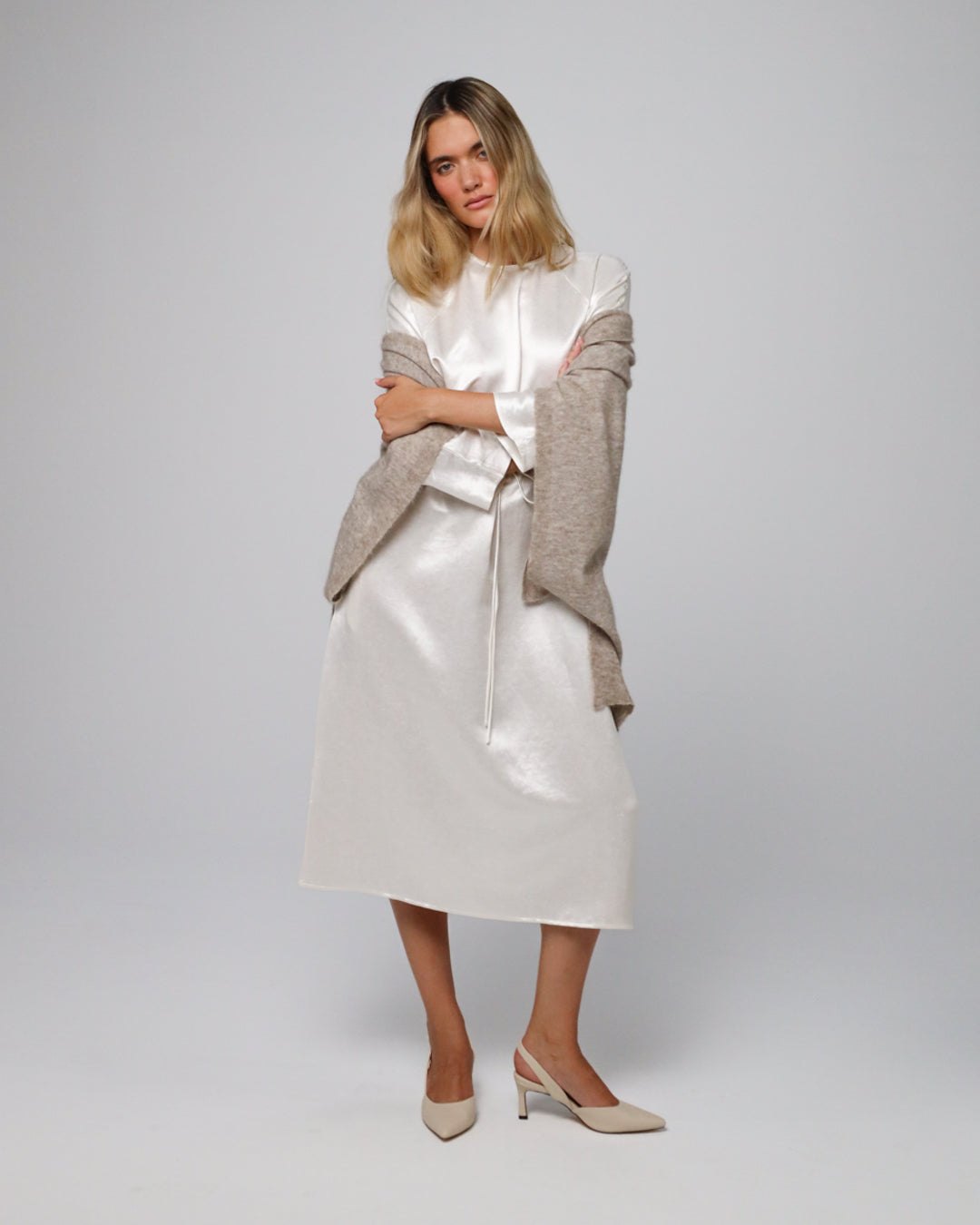 Aven 3/4 Sleeve Raglan Dress