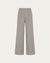 Fleece Sweatpants (gray) on ghost mannequin, front view highlighting elastic waistband and cuffs.