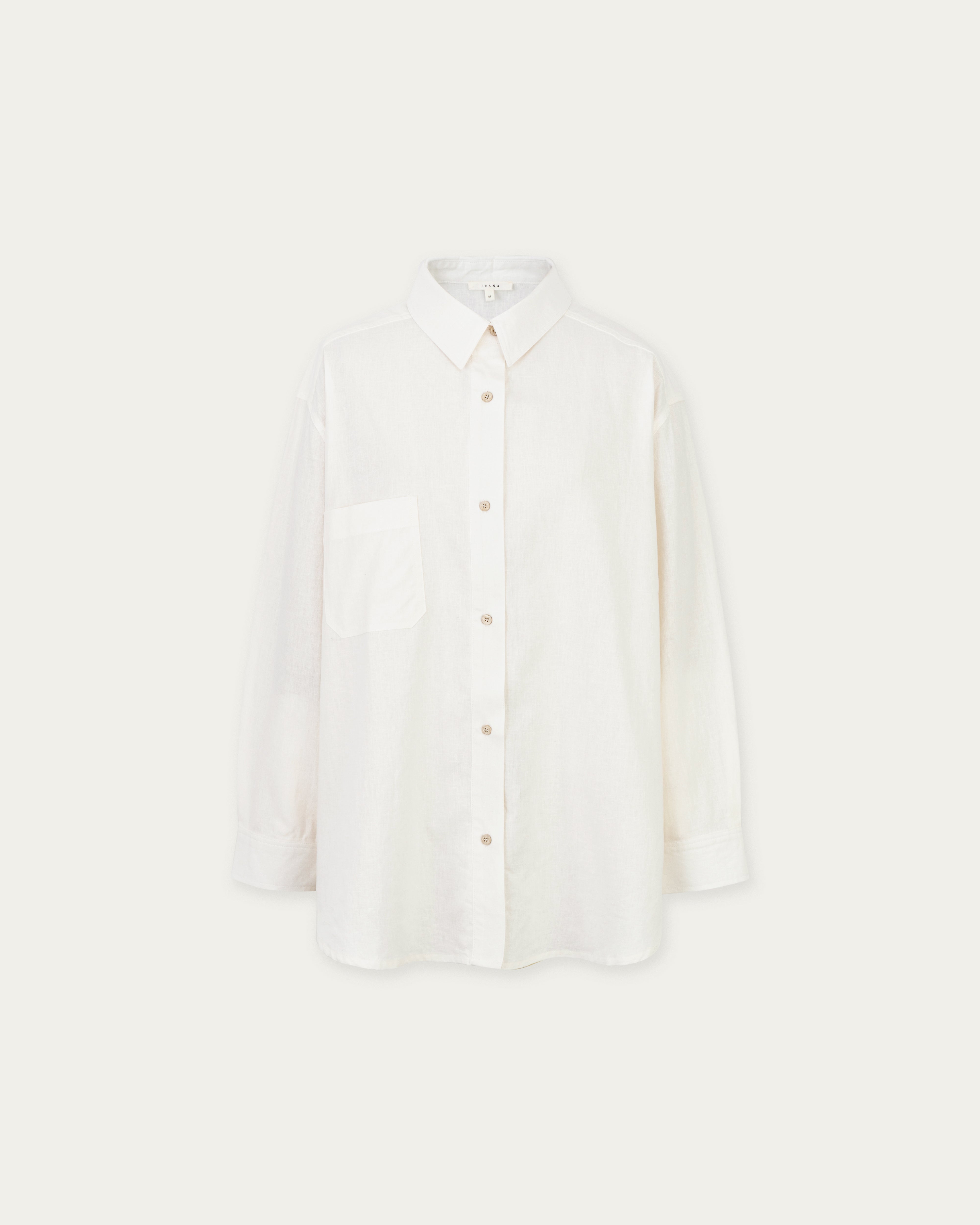 Sustainable Hemp & Cotton Blend Juana Lyricist Natural Oversized