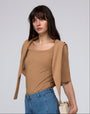 Hemp Essentials Asymmetrical Neckline Tee