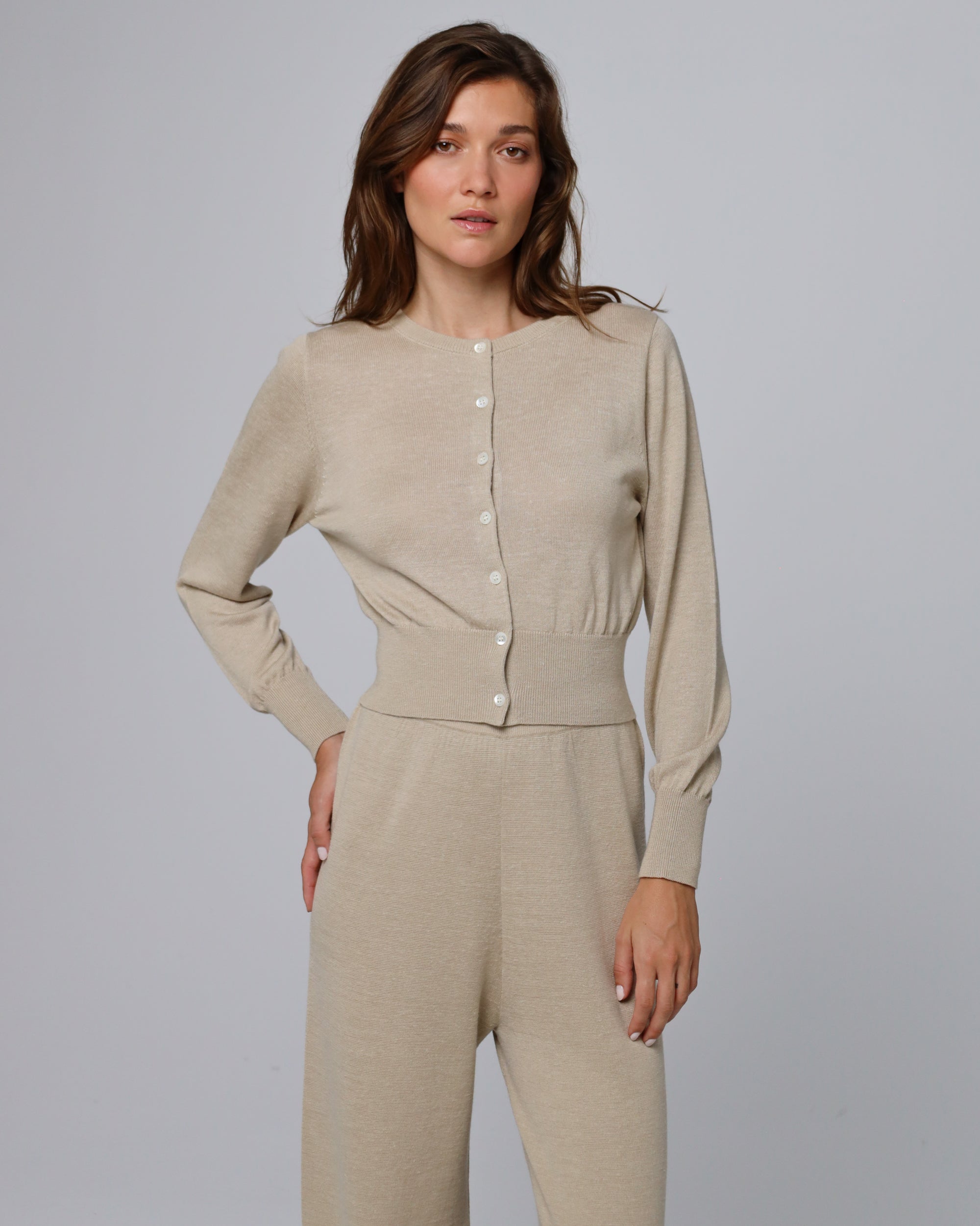 Liora Knitted Hemp Cardigan