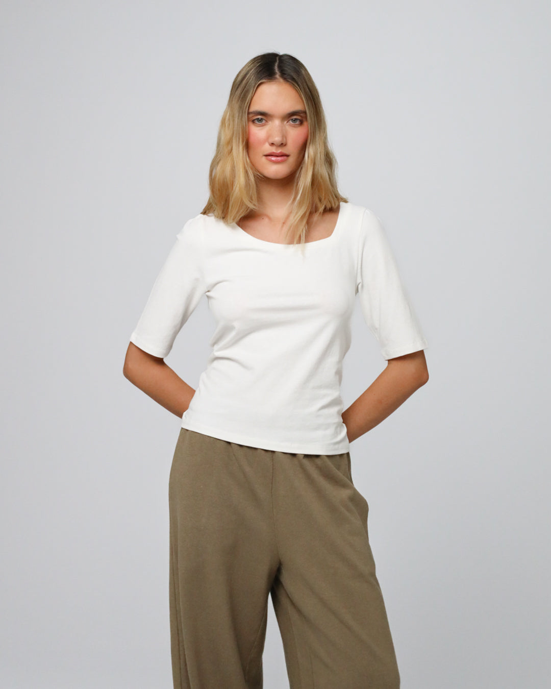 Hemp Essentials Asymmetrical Neckline Tee
