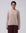 Juana Brushed Wool-Blend Cardigan in Oatmeal Melange (wool–cashmere–silk blend) worn with the natural shell buttons fastened
