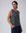 Juana Brushed Wool-Blend Vest in Forest Multi (wool–cashmere–silk) worn with a crew neckline and shell button front