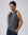 Juana Brushed Wool-Blend Vest in Forest Multi (wool–cashmere–silk) shown from the side with a true-to-size fit