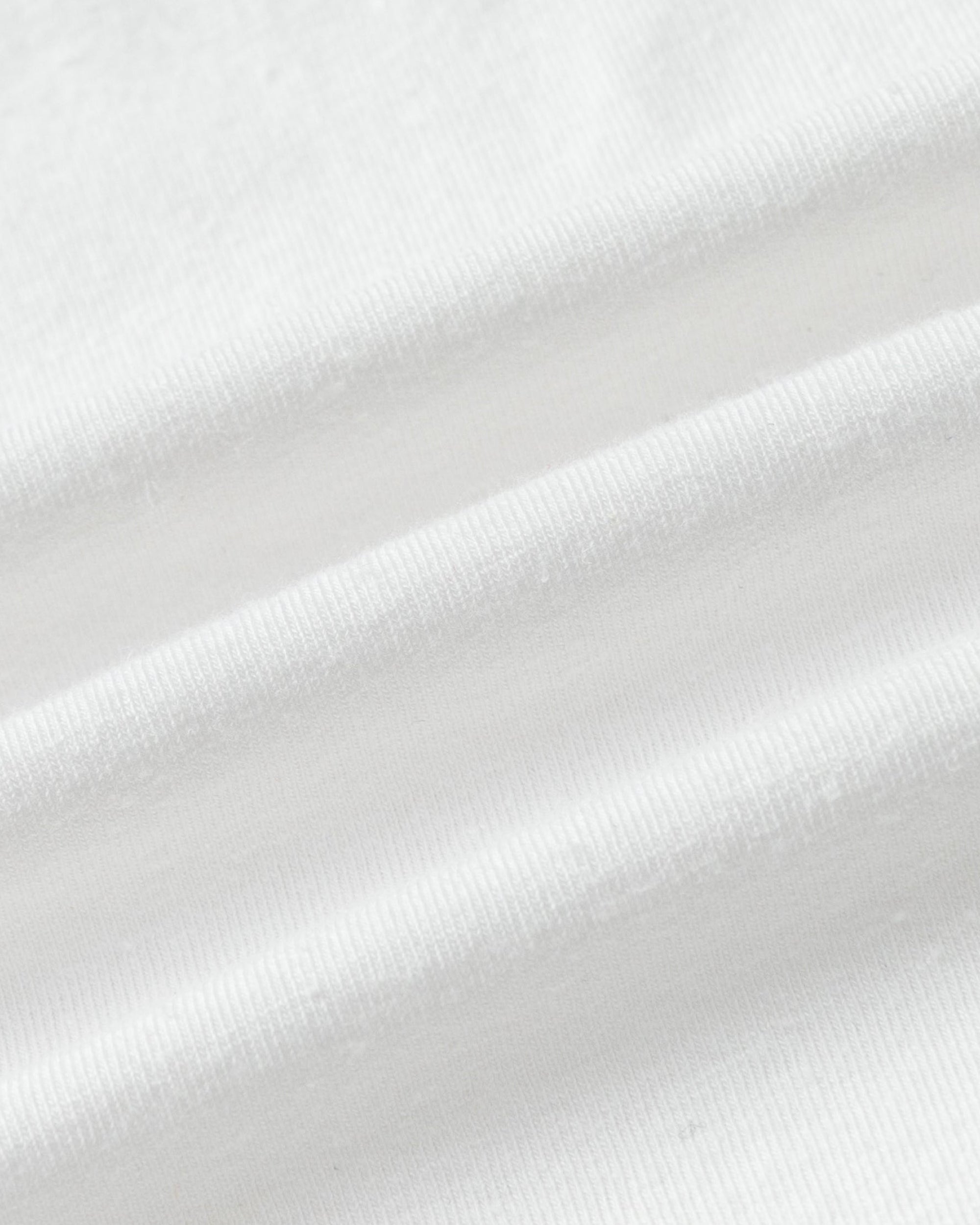 Juana Classics Squareneck T-Shirt white (organic cotton–hemp) textile close-up showing knit texture