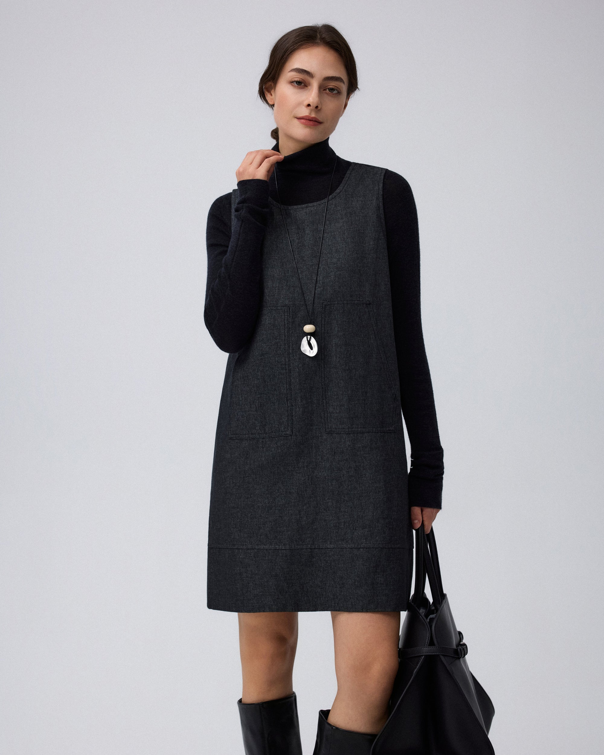 Denim Atelier Shift Dress