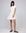 Juana Flora Pleated Shirt Dress white (hemp–cotton blend) styled look worn open as a light layer