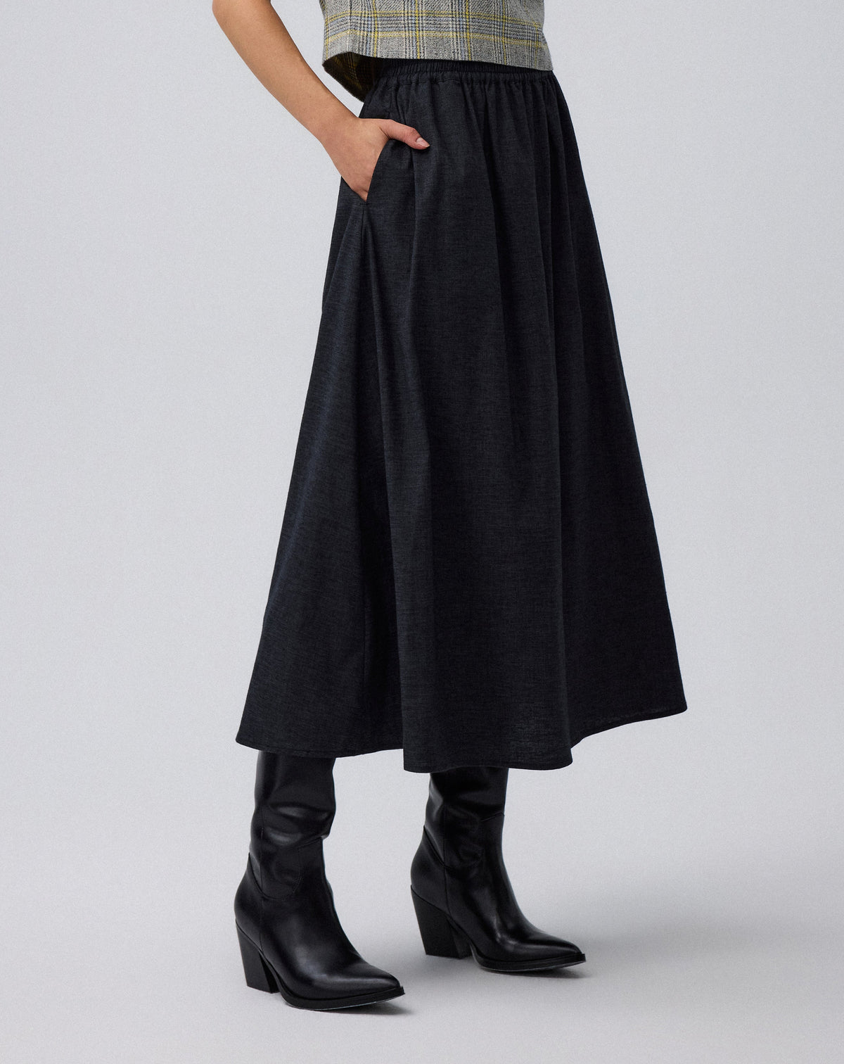 Juana Hemp Blend Maxi Skirt