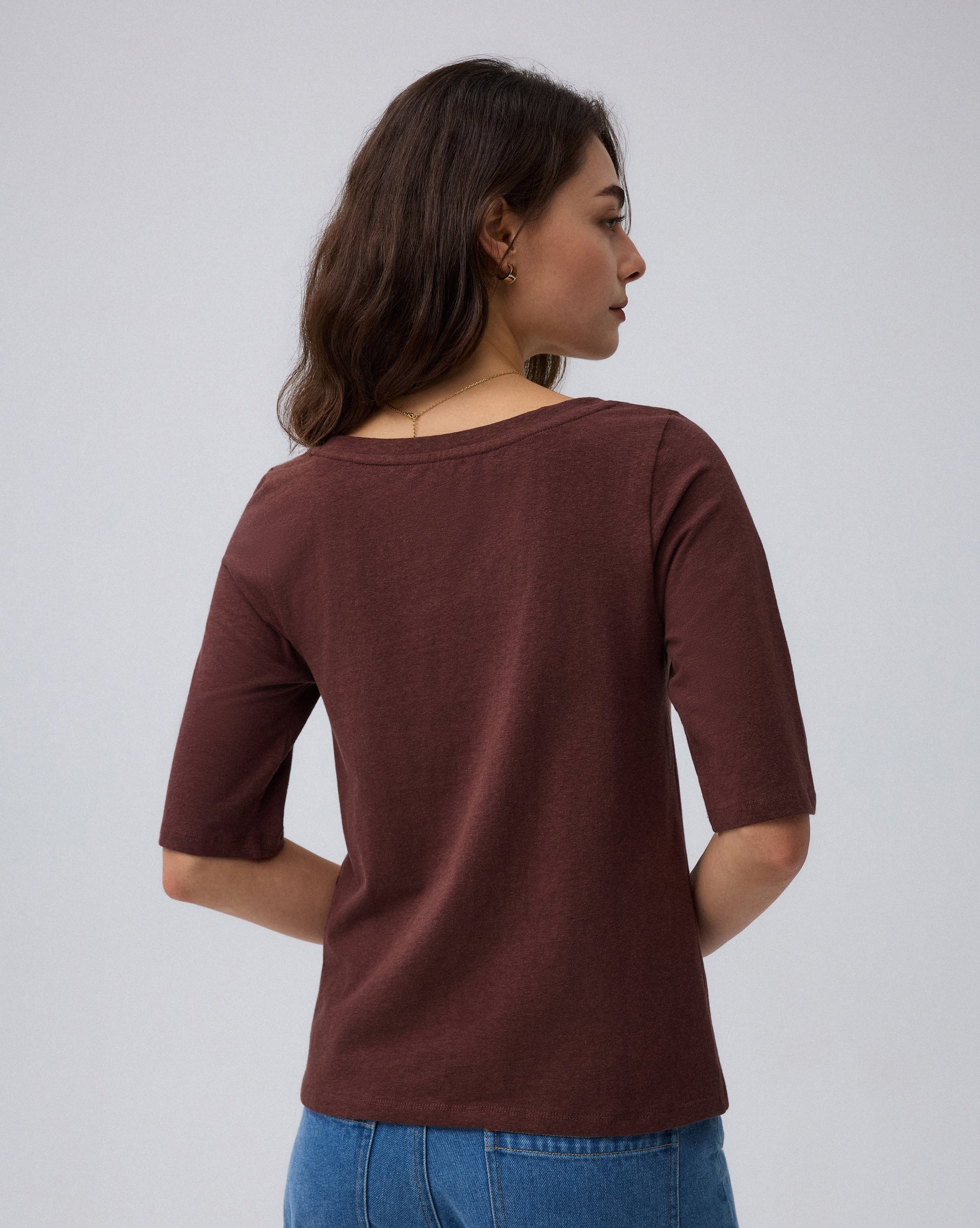 Hemp Essentials Asymmetrical Neckline Tee