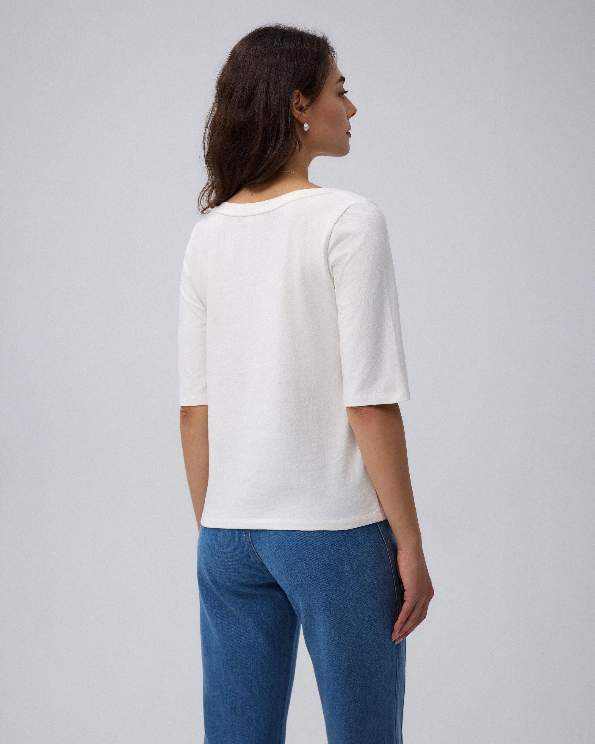 Hemp Essentials Asymmetrical Neckline Tee