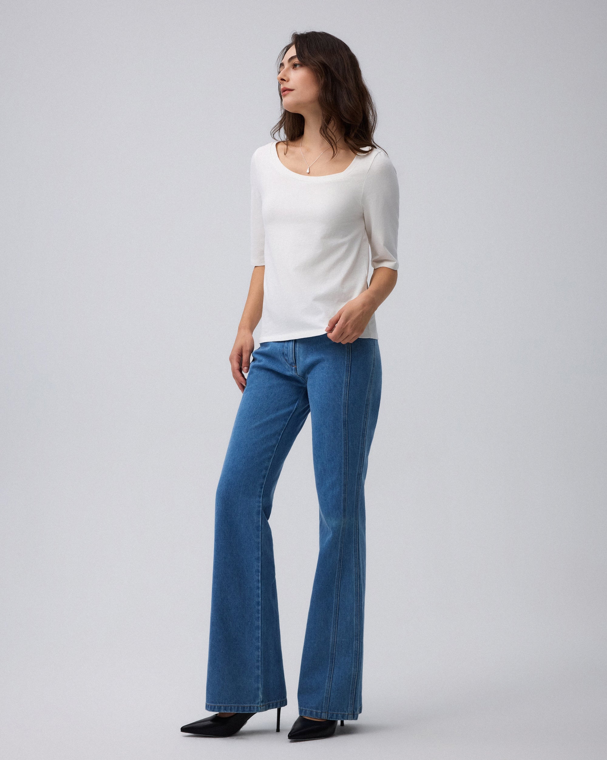 Hemp Essentials Asymmetrical Neckline Tee