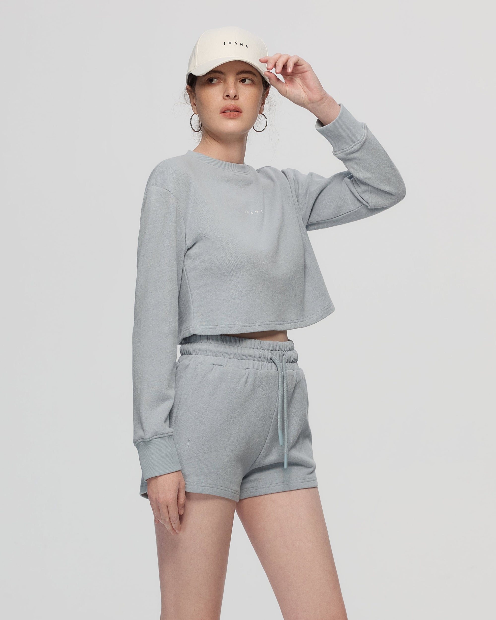 Juana Hemp Essentials Cap (white) styled look highlighting the structure