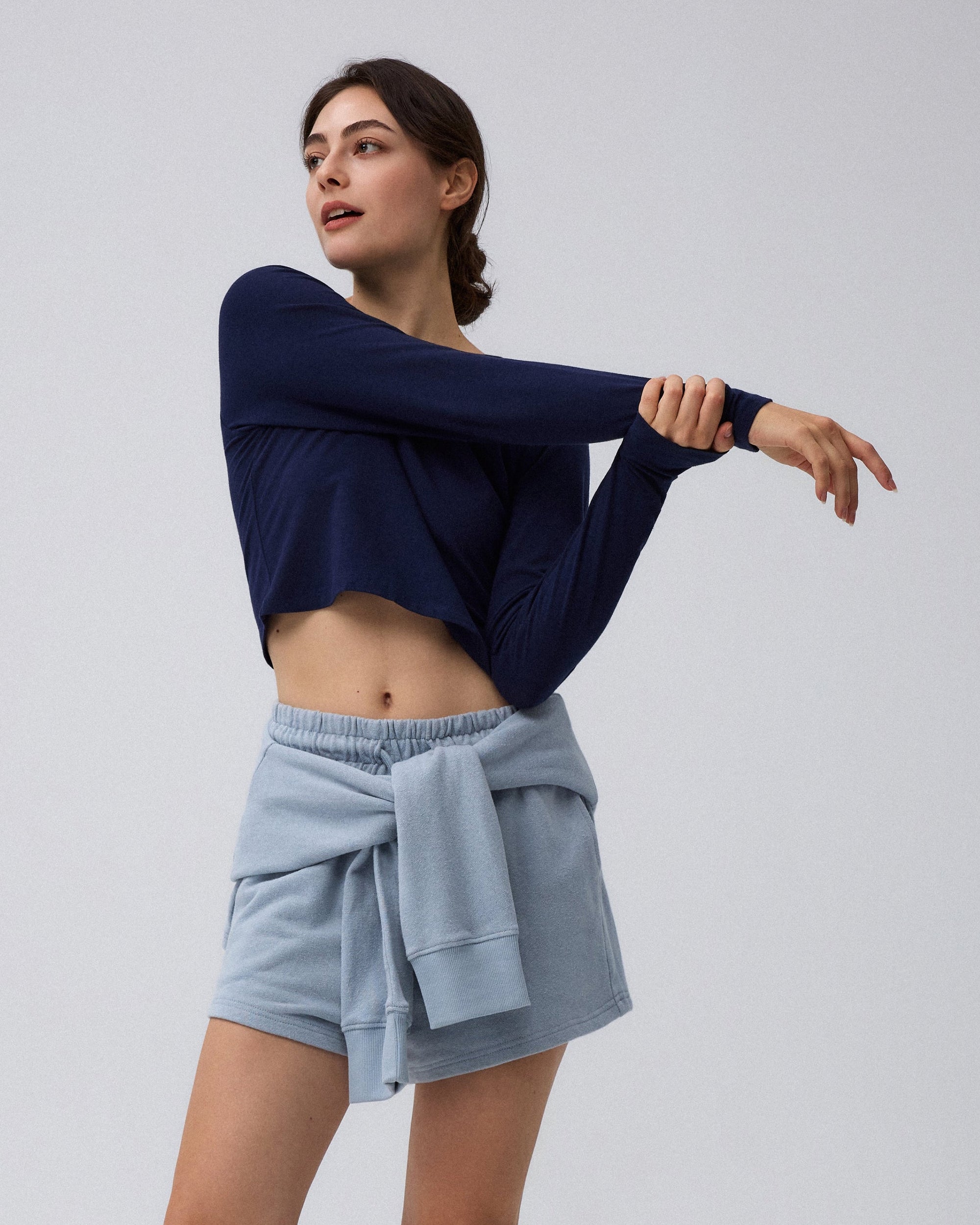 Hemp Essentials Cropped Raglan Tee