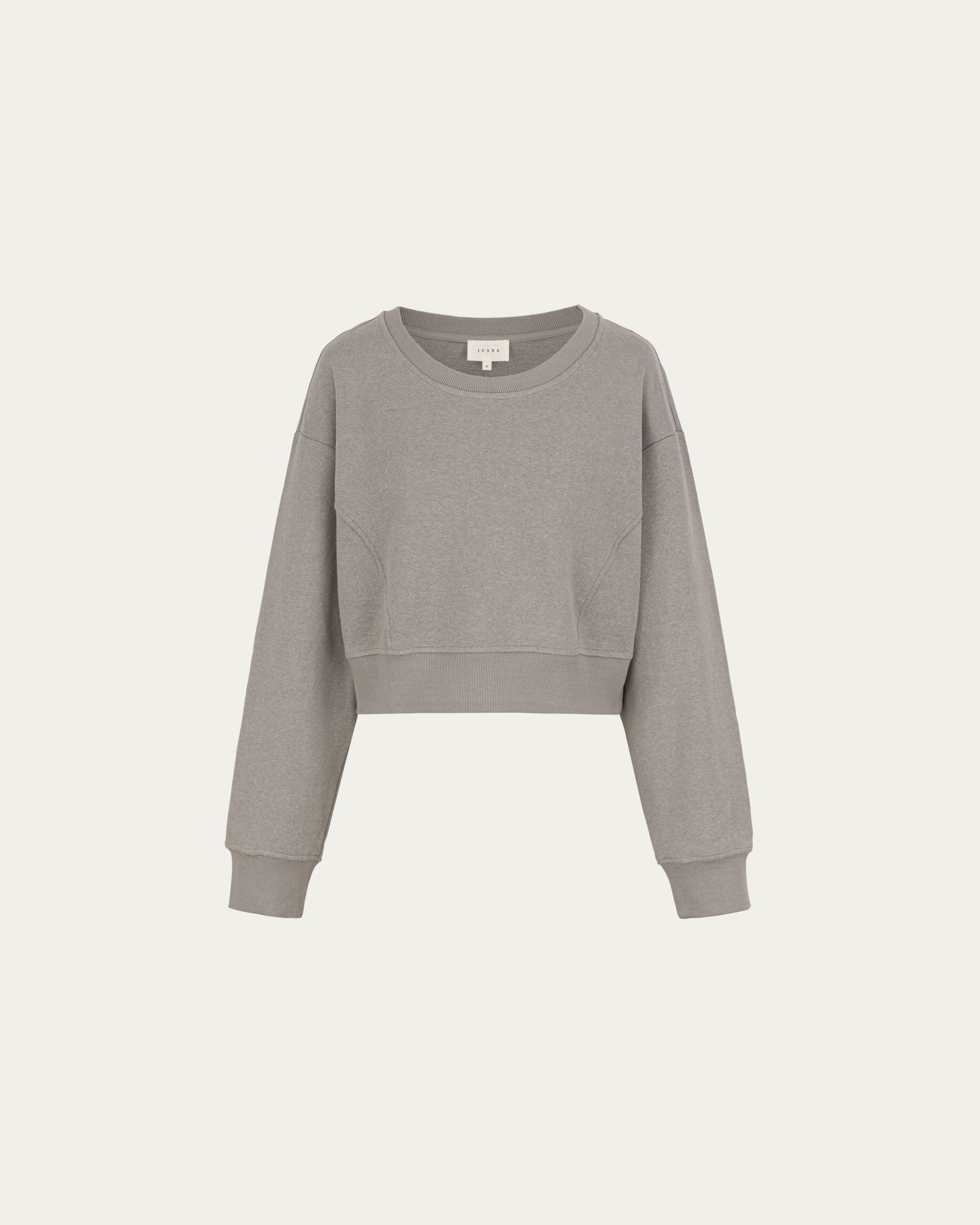 Sustainable Organic Cotton & Hemp Blend Essentials Fleece Cropped