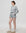 Juana Hemp Essentials French Terry Shorts blue (sustainable hemp–organic cotton) worn on model with relaxed fit and easy drape
