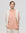 Juana Hemp Essentials Sweater Knit Tee peach (sustainable cotton–hemp) on model showing oversized boxy fit and easy drape