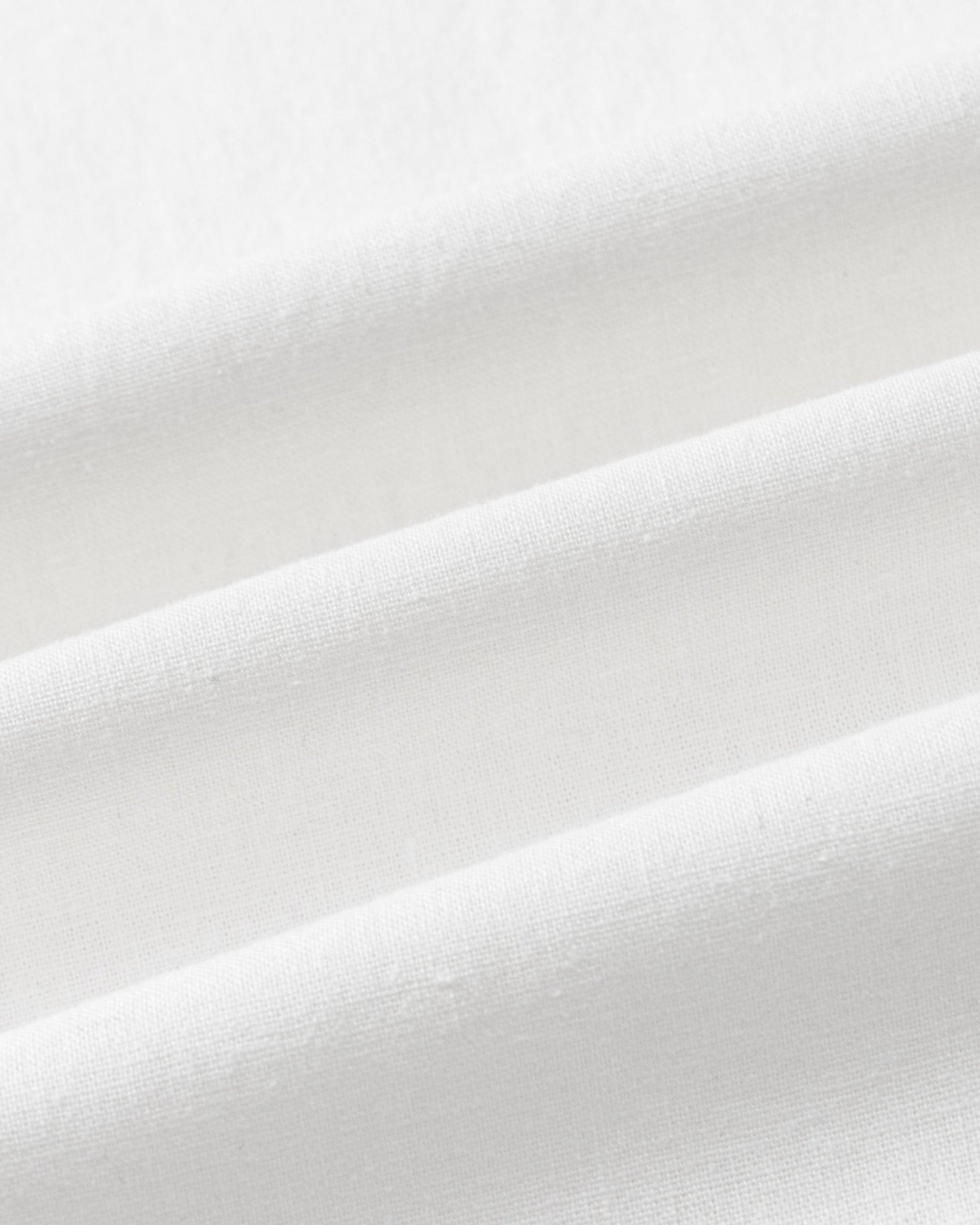 Juana Hemp High Low Dress white (hemp–cotton) fabric texture close-up