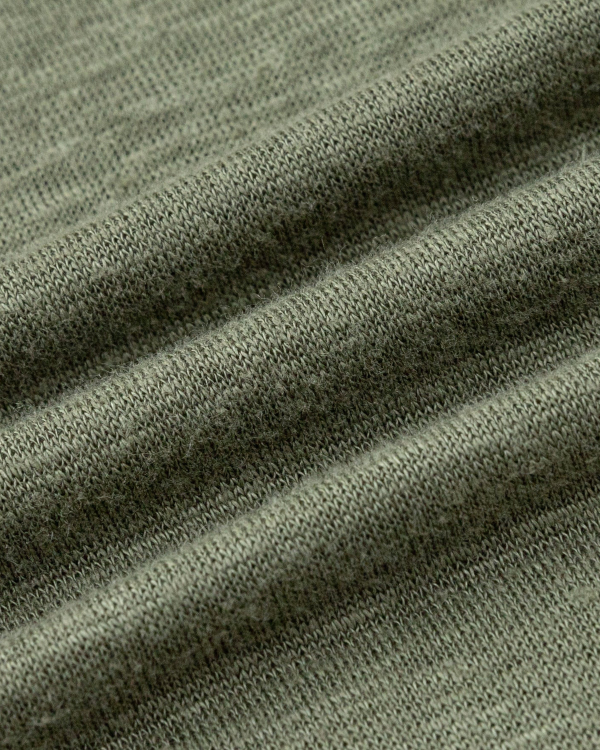 Juana Hemp Sheer Slub Tee olive (hemp) textile close-up showing natural slub texture