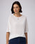Juana Hemp Sheer Slub Tee white (hemp) complete model look showing effortless styling

