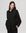 Juana Lyricist Natural Oversized Shirt Black (sustainable hemp–cotton blend) relaxed fit on model