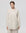 Juana Lyricist Natural Oversized Shirt White (sustainable hemp–cotton blend) relaxed fit on model