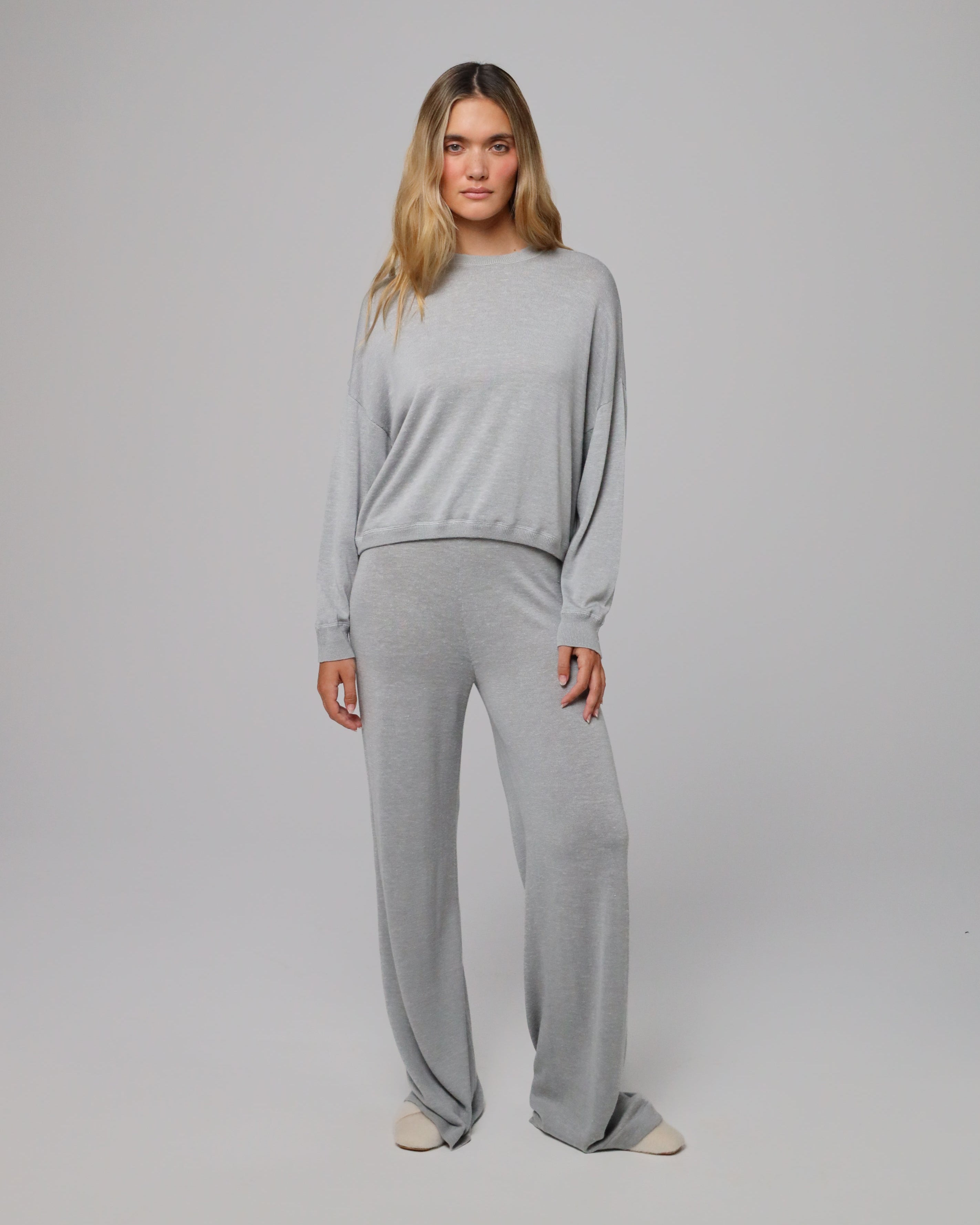 Sustainable Merino Wool, Silk & Hemp Blend Nilo Knitted Hemp Pull