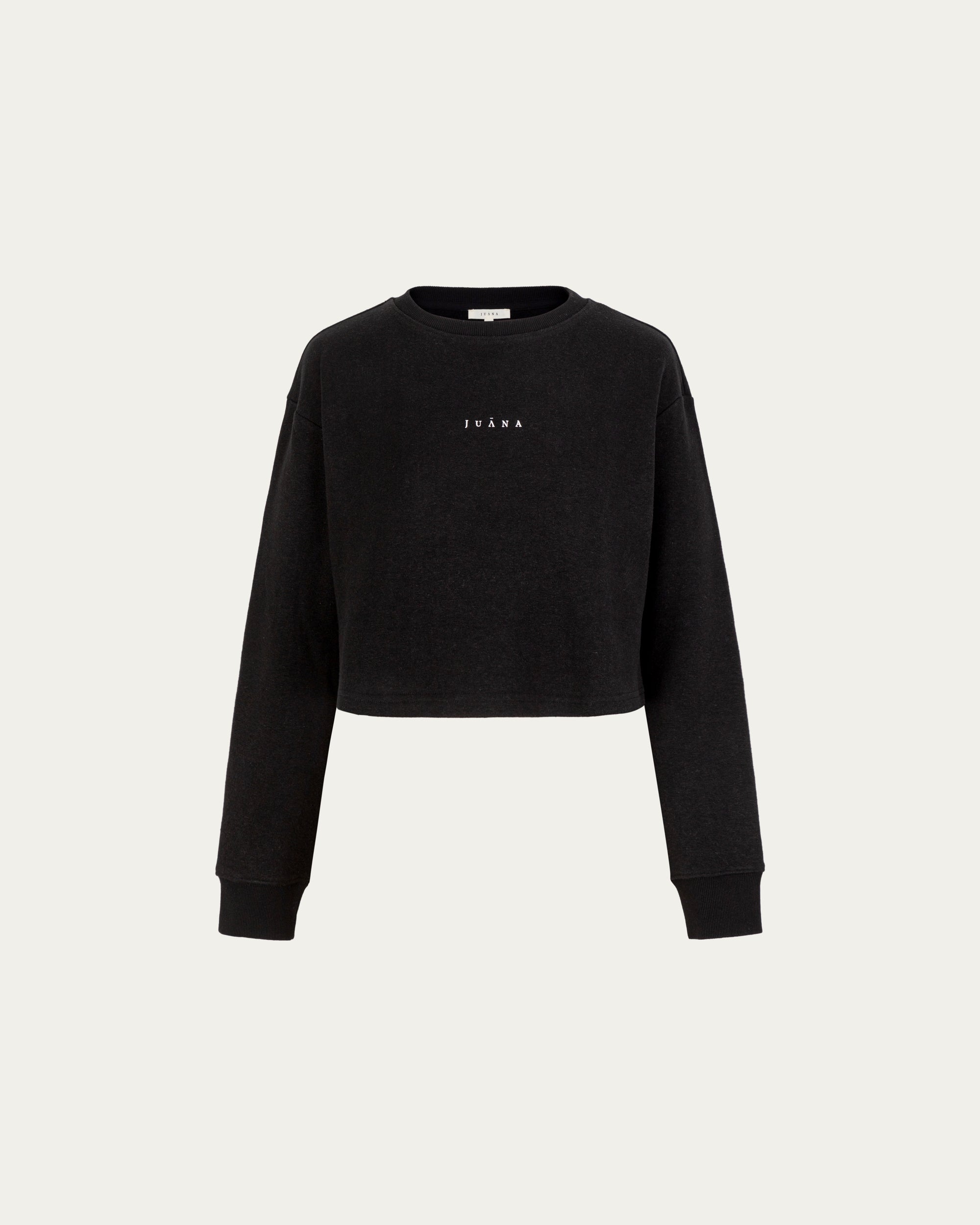 Off Hours Crewneck Sweater (back) on ghost mannequin, front view highlighting neckline and classic fit.