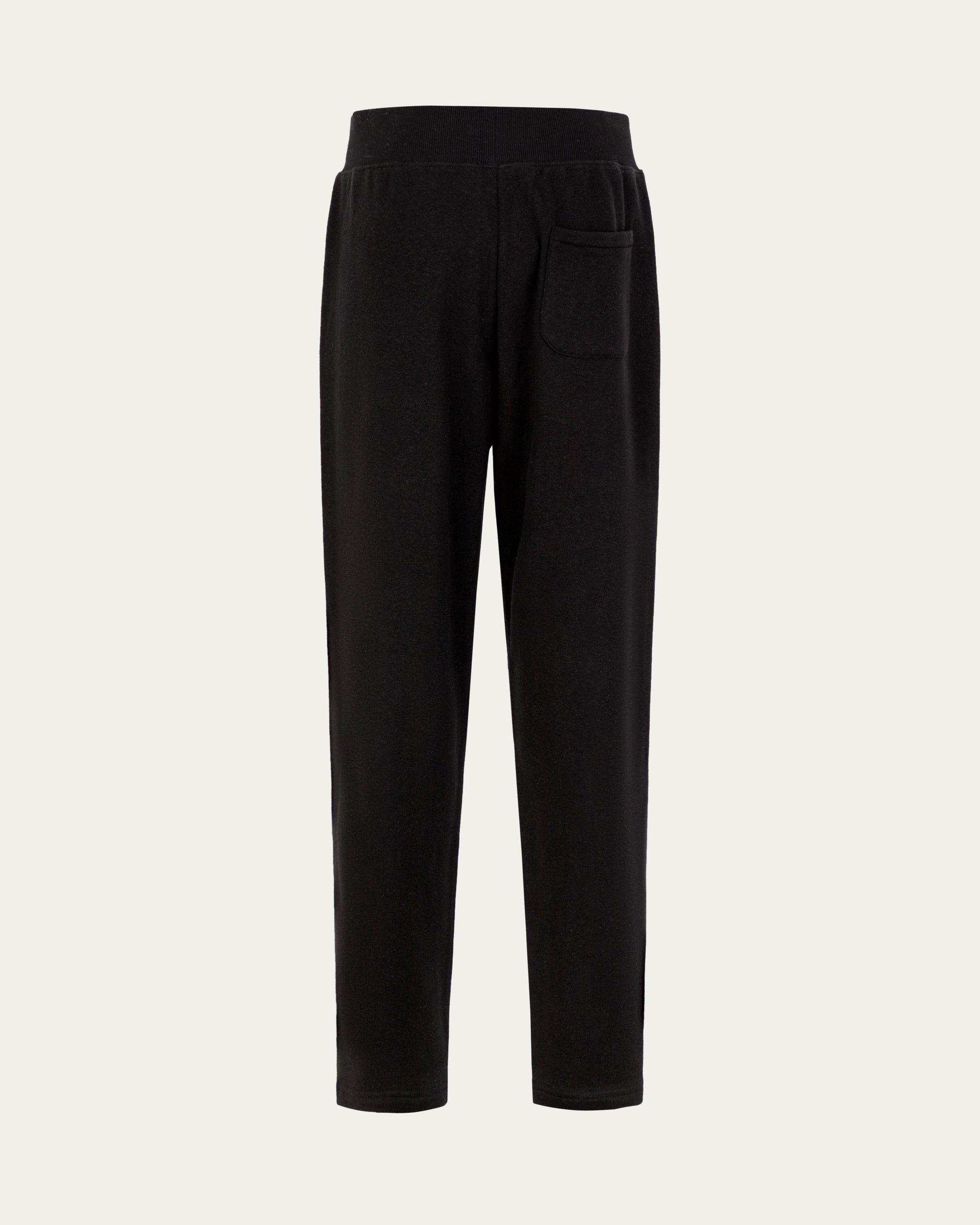 Off Hours Mid Rise Joggers (back) on ghost mannequin, back view highlighting relaxed seat and clean seams.