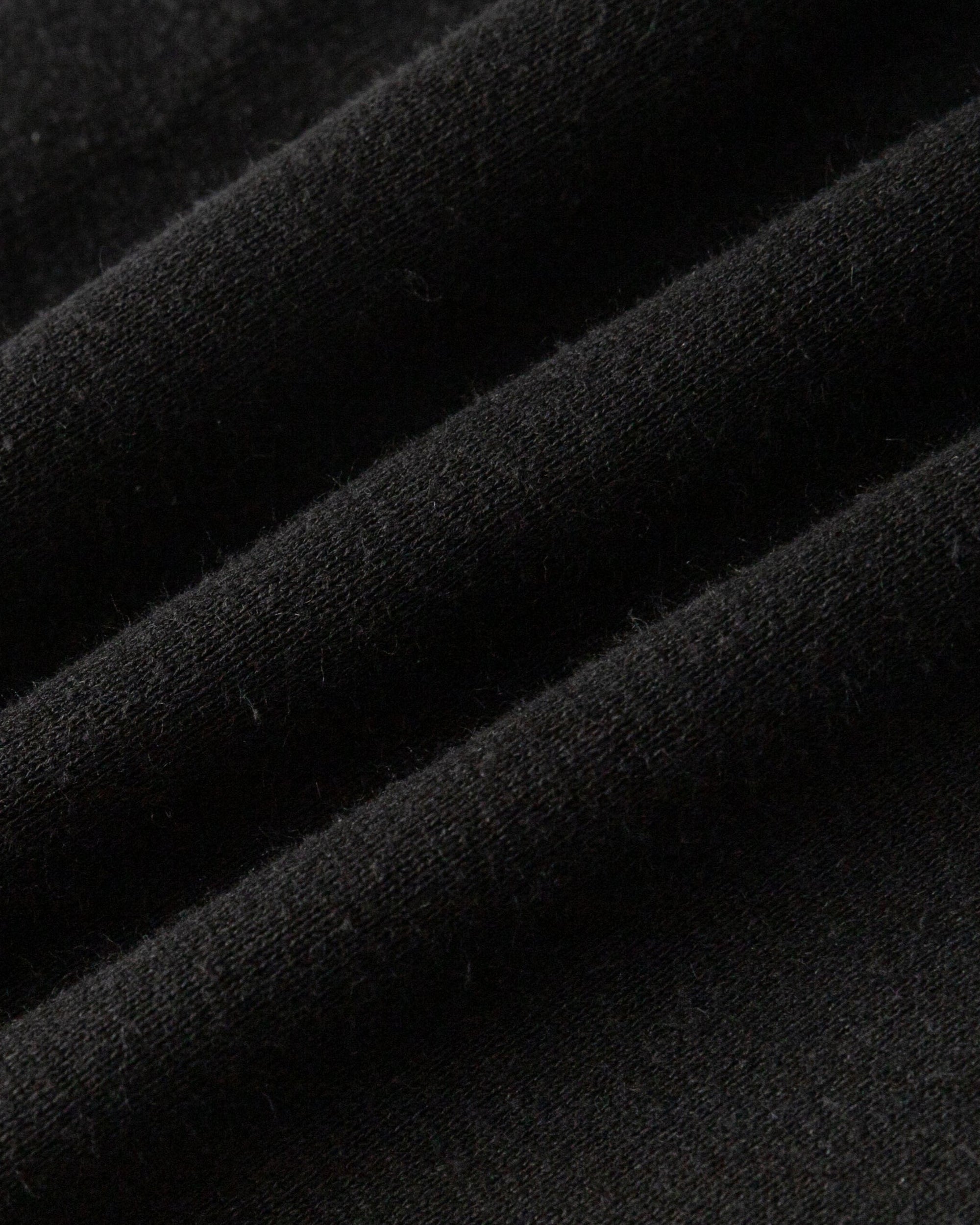 Close-up of hemp–Tencel™–organic cotton–spandex knit of Off Hours Mid Rise Joggers (back), highlighting breathable texture.