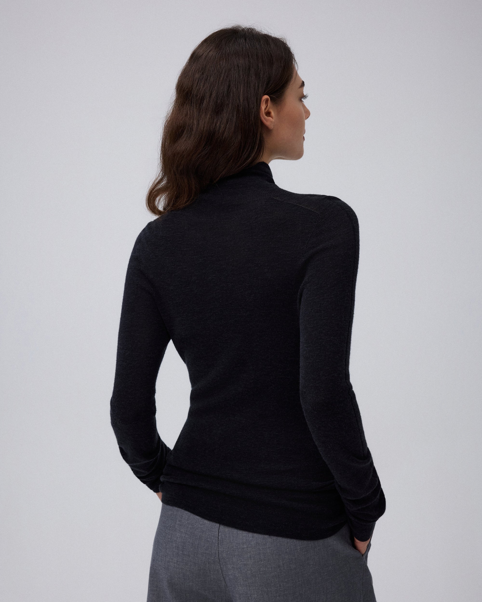 Ossa Knitted Hemp Turtleneck