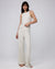 Juana Selene Lounge Pants cement (hemp–tencel–spandex) model main image with relaxed full-length fit