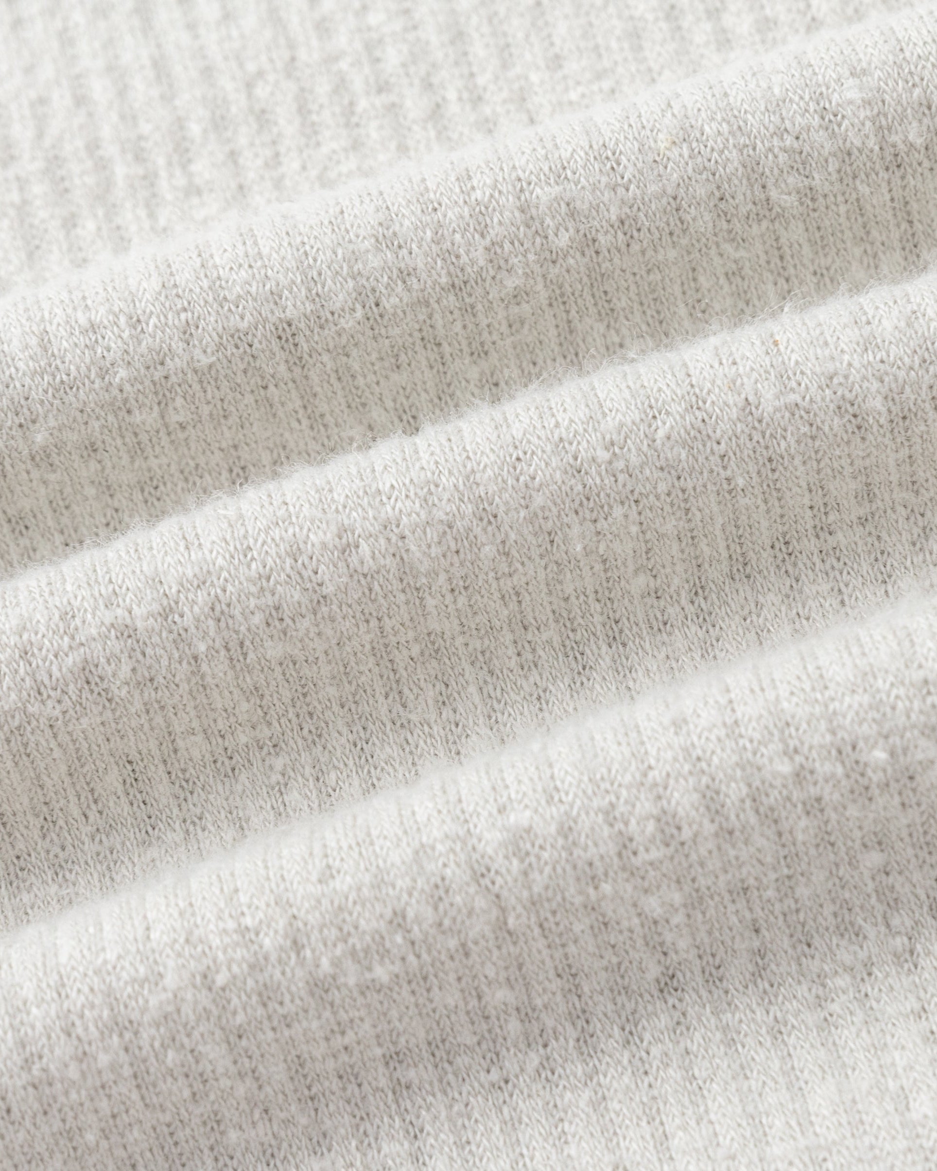 Juana Selene Lounge Pants gray (hemp–tencel–spandex) textile close-up showing spongy rib knit texture