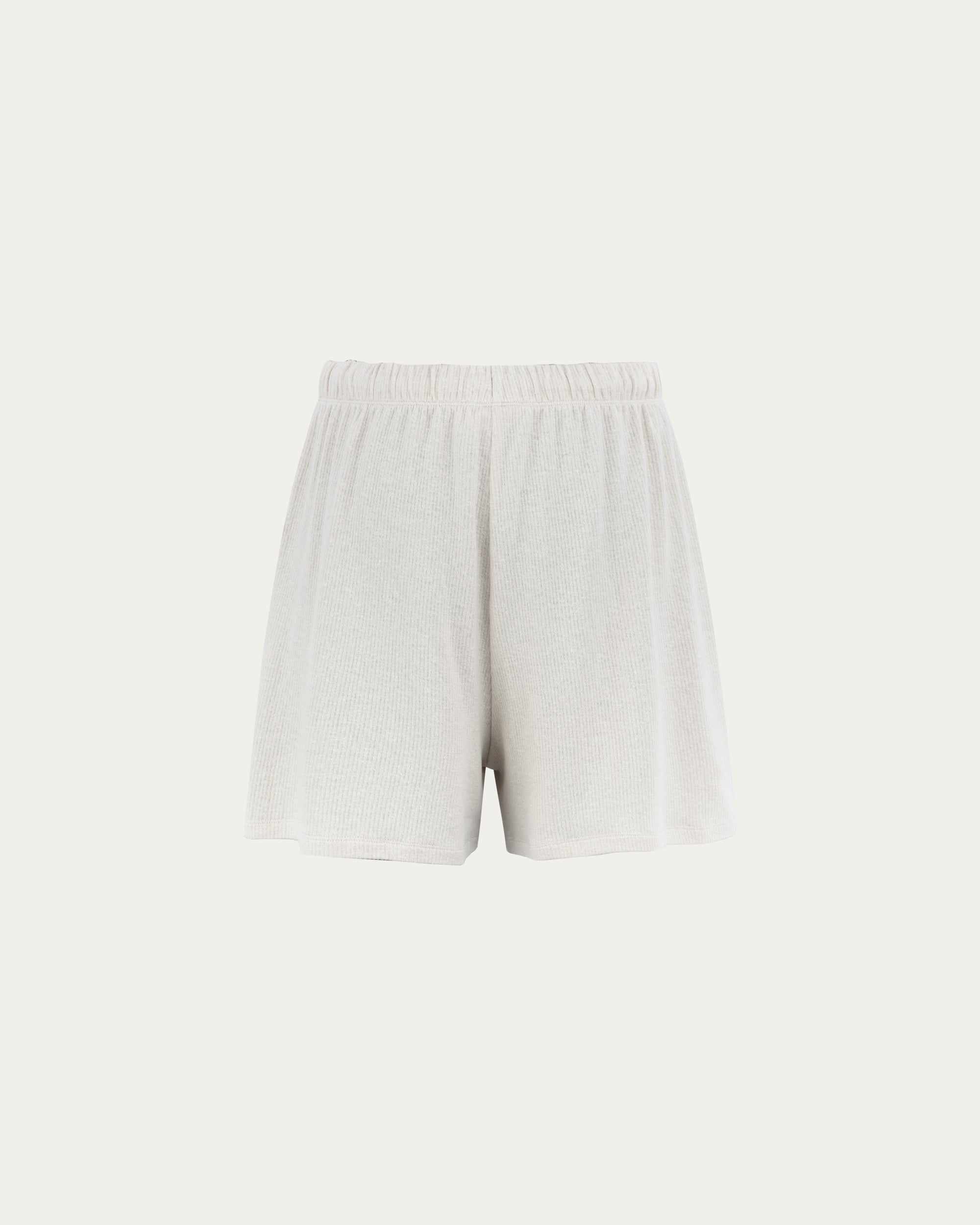 Juana Selene Shorts tan (hemp–tencel–spandex) ghost back view