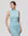 Juana Sera Rib Knit Tank blue (hemp–cotton) on model showing high neckline and streamlined fit