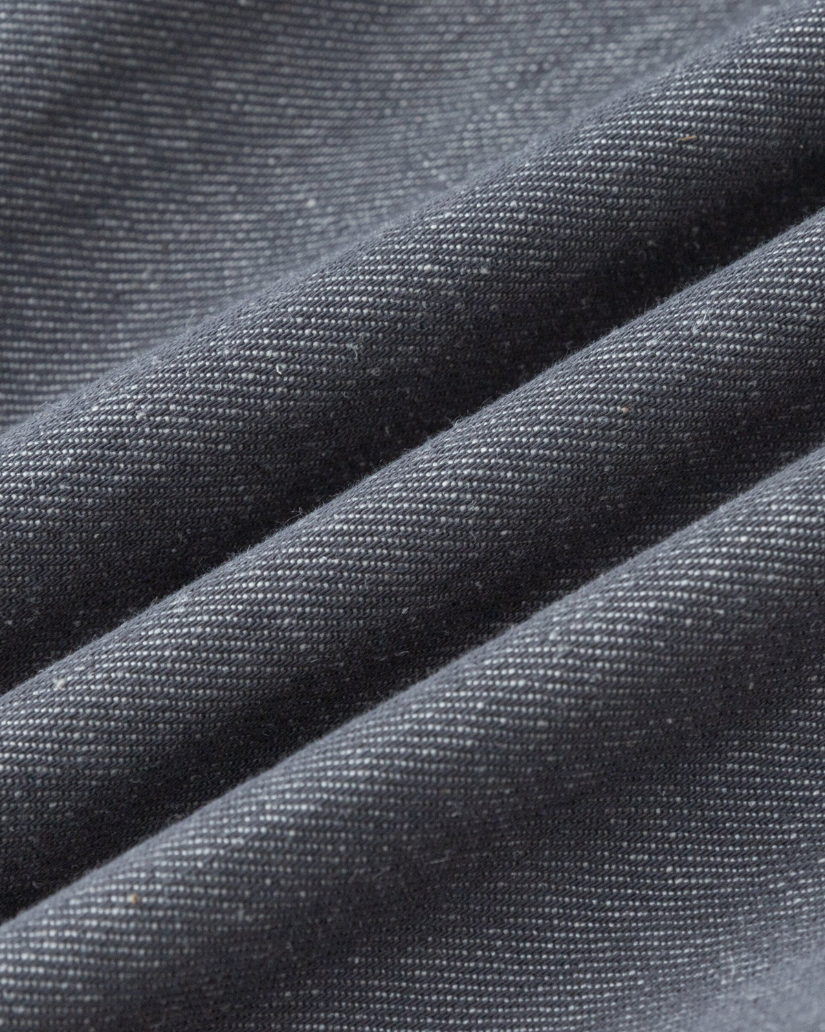 Juana Wide Leg Culotte Shorts Riverstone (hemp–cotton) close-up of the hemp and cotton twill texture