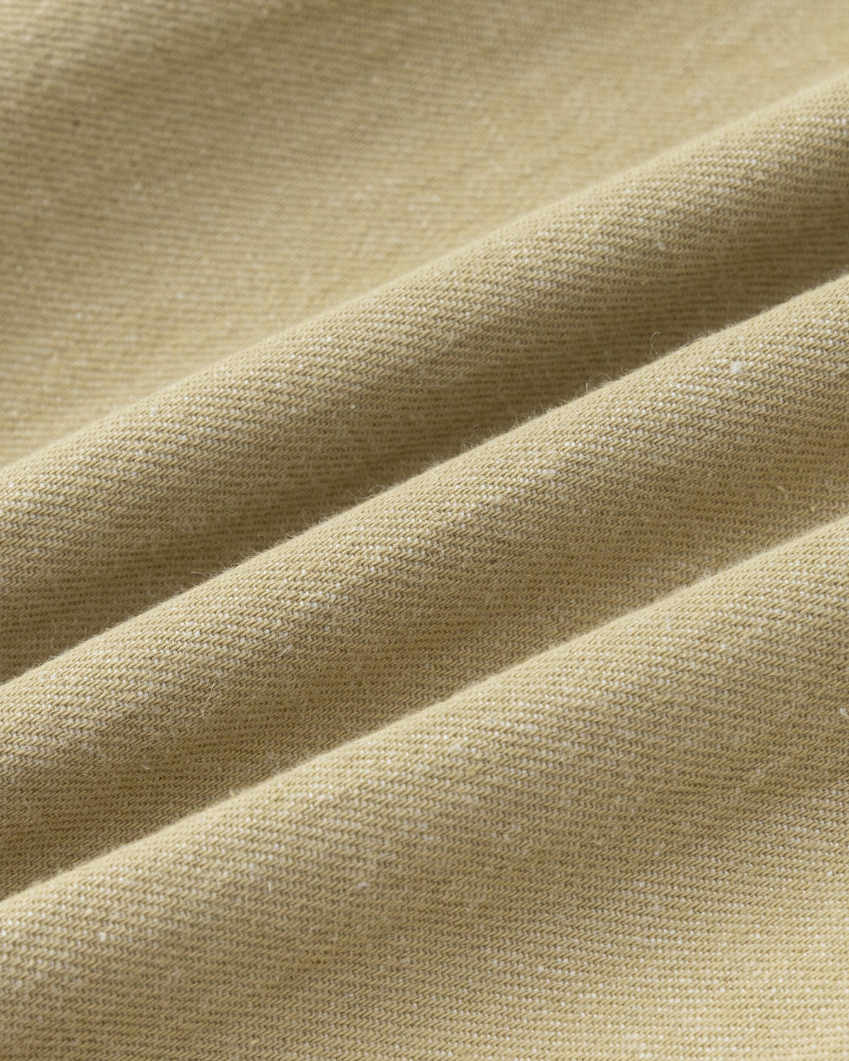 Juana Wide Leg Culotte Shorts Sand (hemp–cotton) close-up of the hemp and cotton twill texture