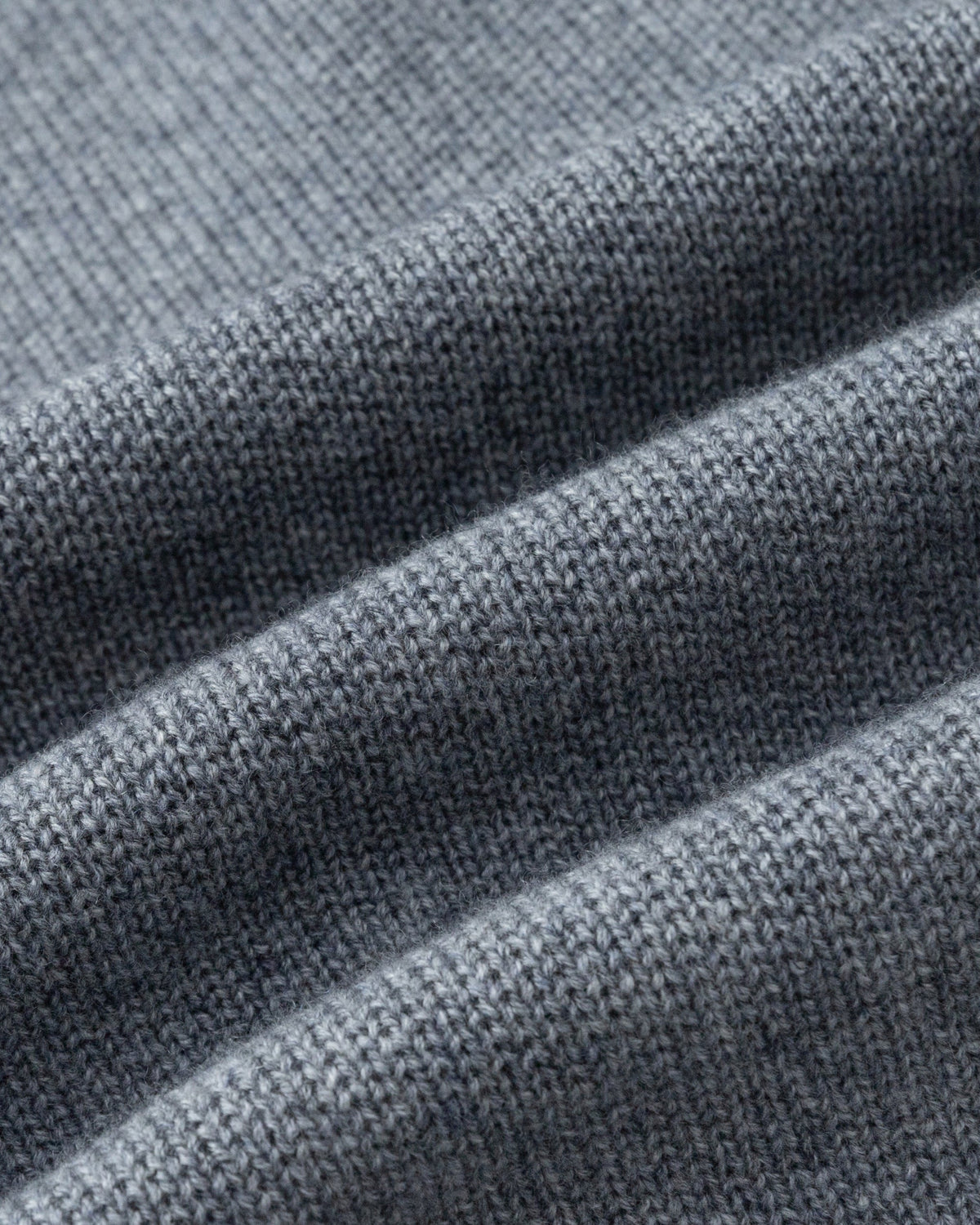 Juana Wool Cashmere Sweater Blazer in Heather Gray (wool–cashmere) showing the heavyweight sweater-knit texture