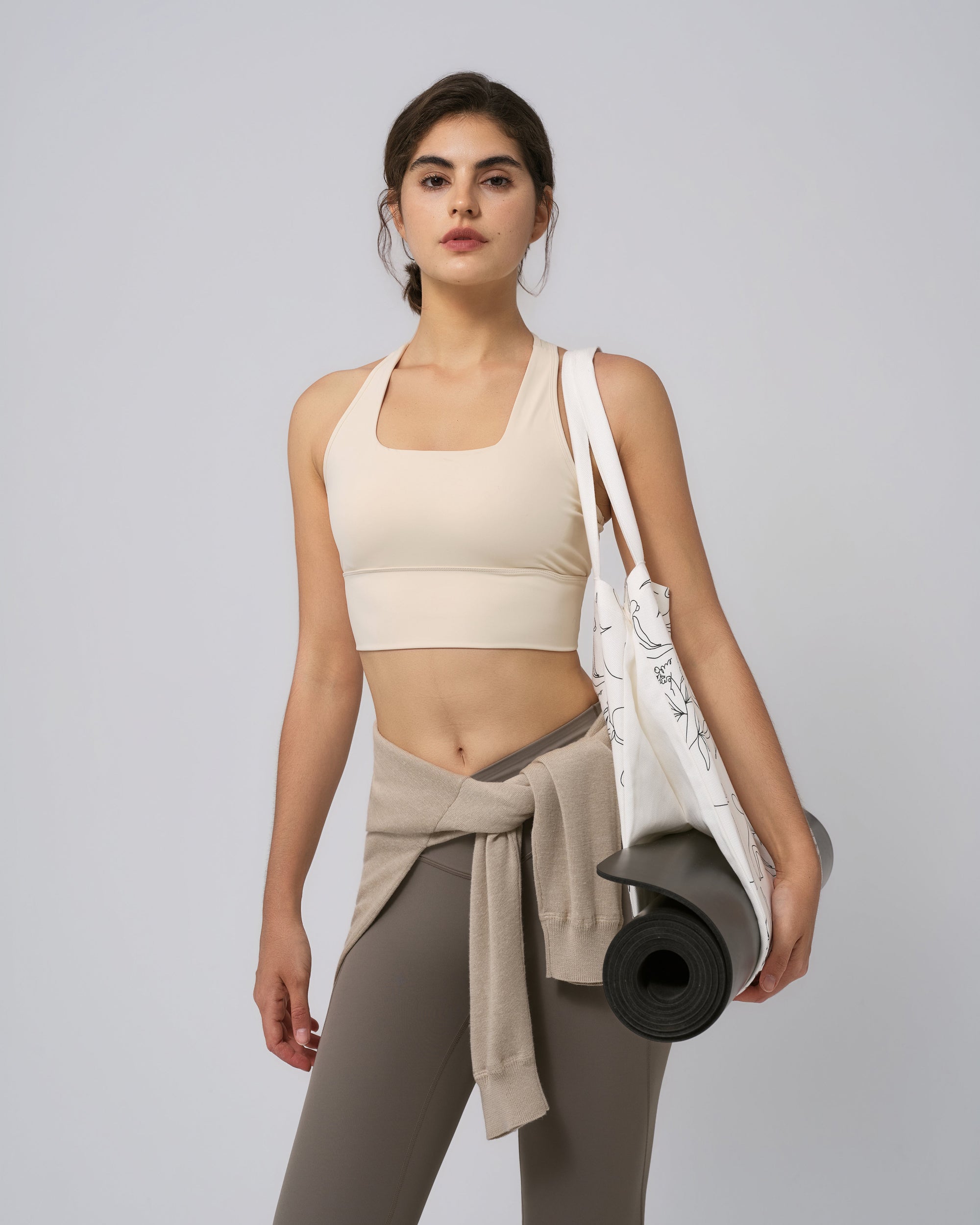 Juana Tencel Paper Yoga Mat Tote Bag