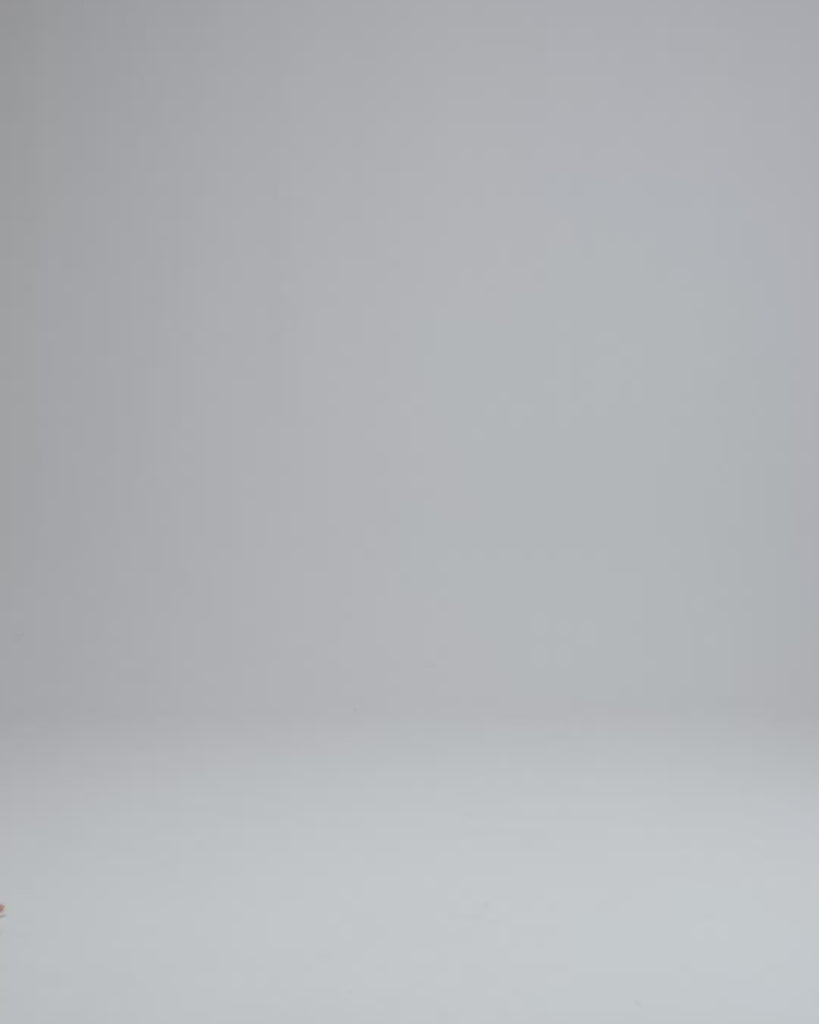 Juana Marina Crochet Tee Cream (sustainable cotton–hemp) 360 video showing oversized fit and open knit movement